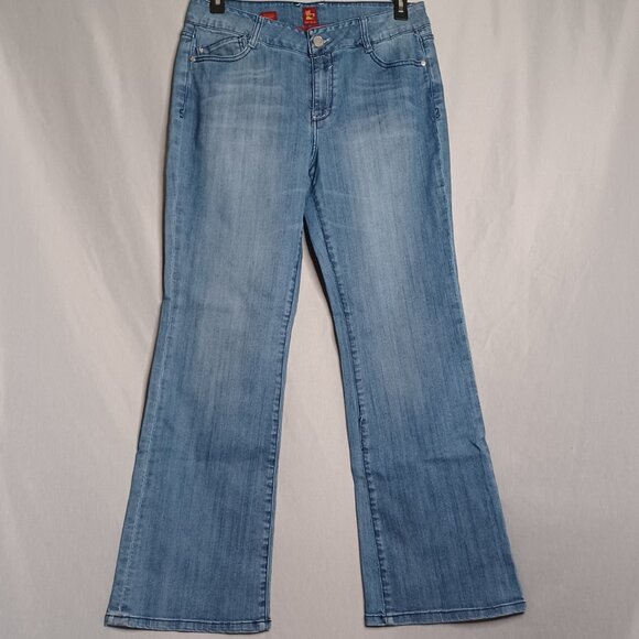 Sasson Jeans Womens 14 Ooh LaLa Bootcut Boogie Mid-Rise Edgy Cowgirl Y2K Hippie - Picture 3 of 9